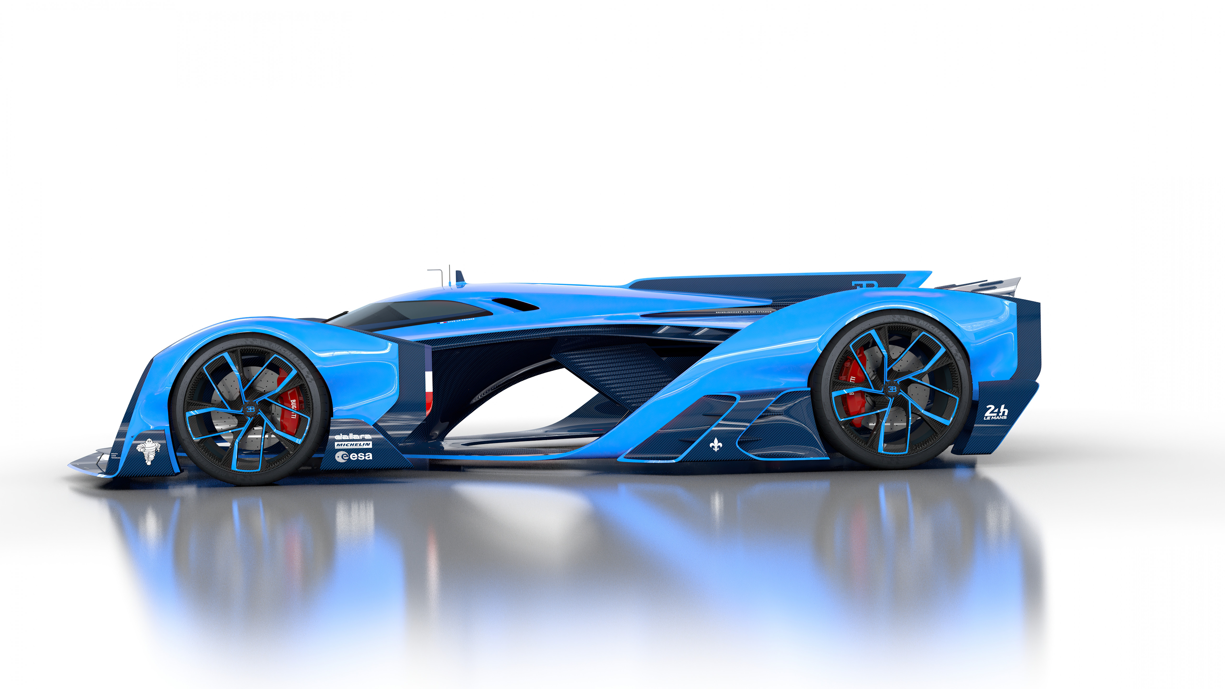 Wallpaper Bugatti Vision Le Mans, supercar, hypercar, 8K, Cars & Bikes