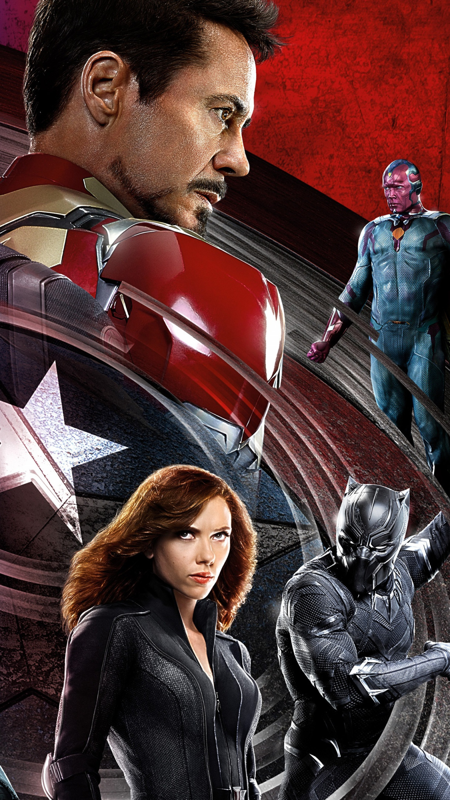 Wallpaper Captain America 3: civil war, Iron Man, Marvel 