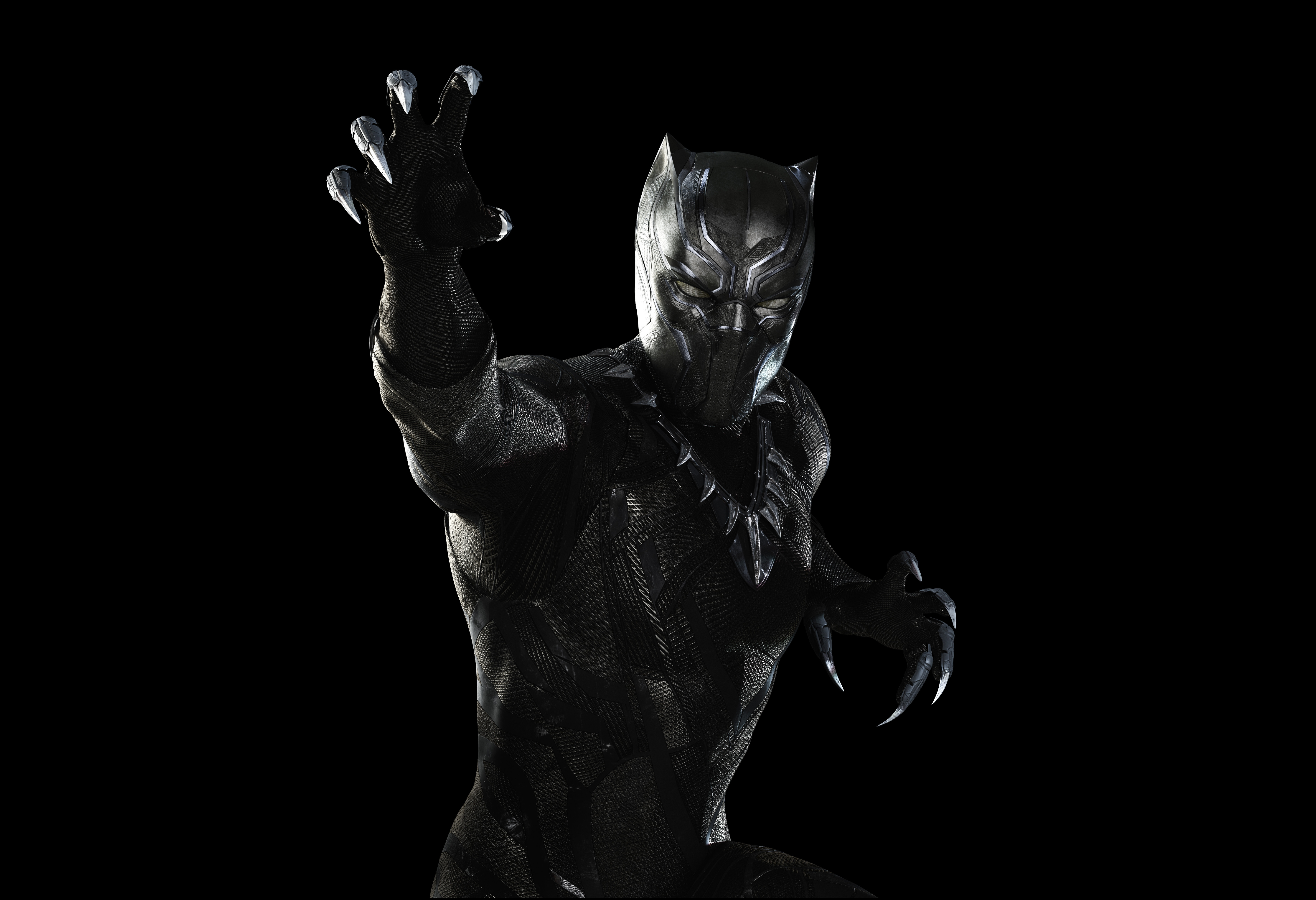 Wallpaper Captain America 3 Civil War Black Panther Marvel