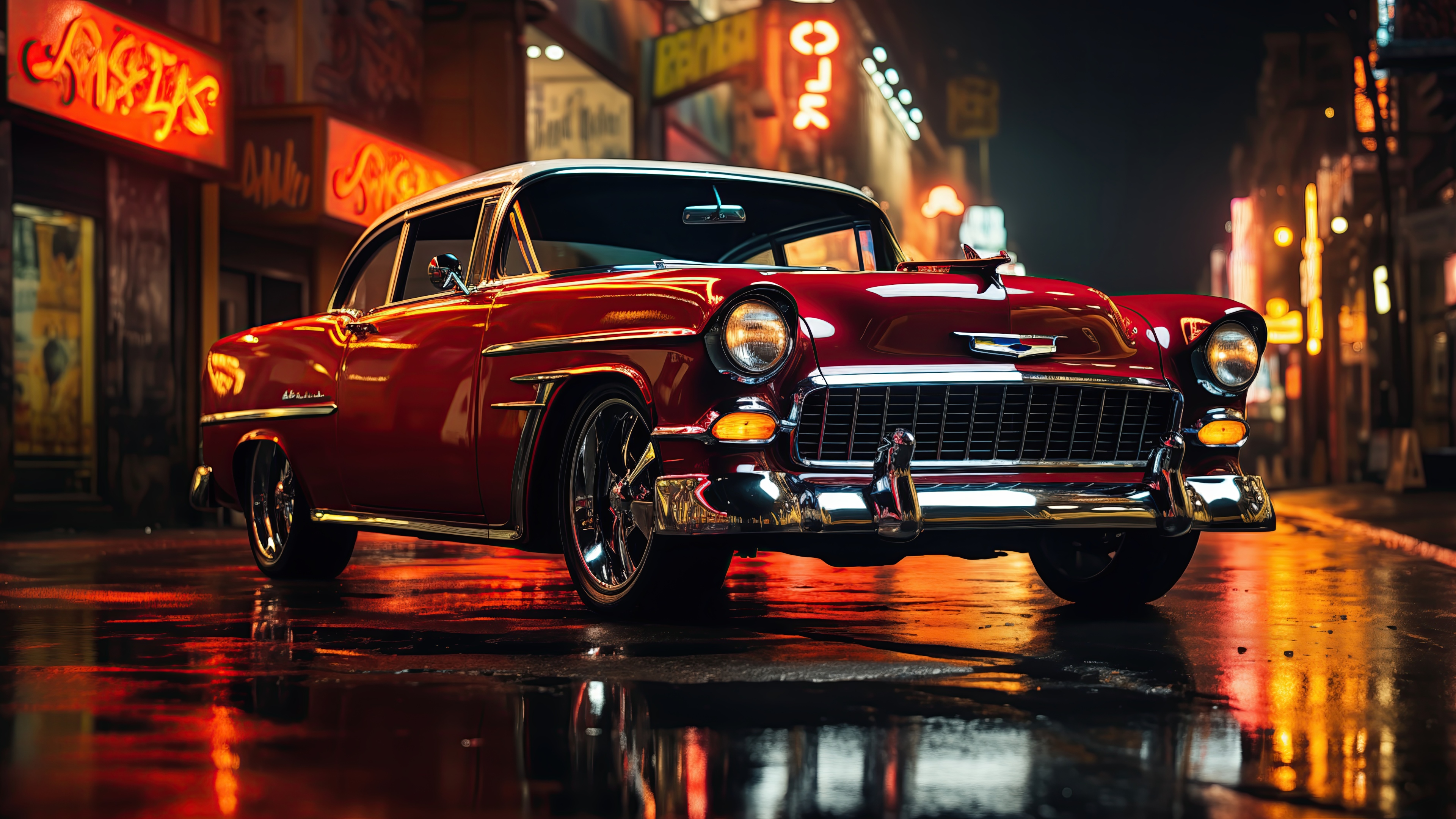 Classic Car Wallpaper 4k Muscle Car Vintage Automobile