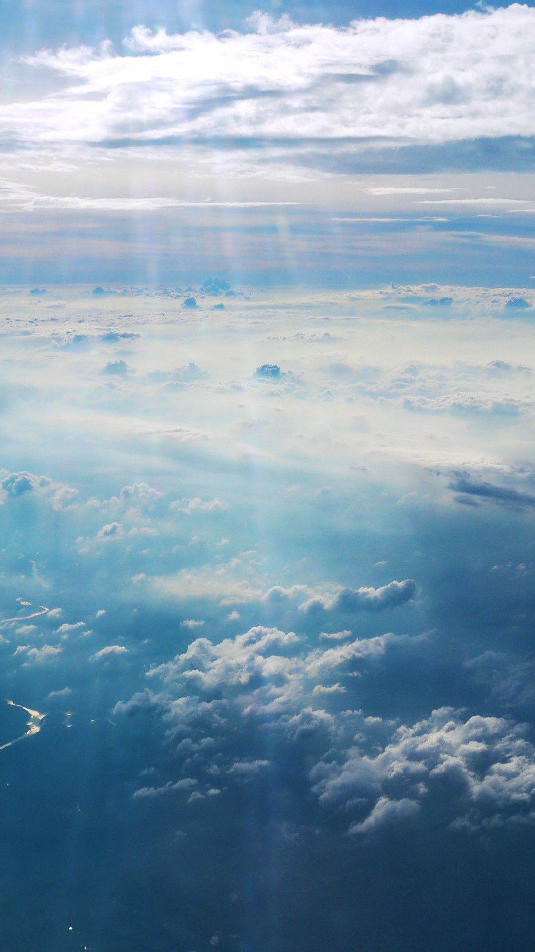 Wallpaper Clouds, 4k, HD wallpaper, sky, blue, river, sun, rays, Nature