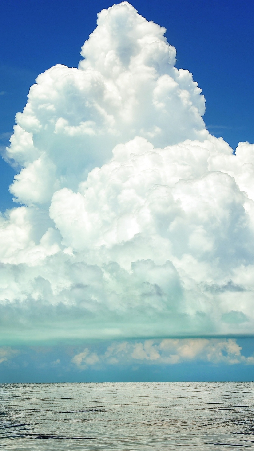 Wallpaper cumulus clouds, 4k, HD wallpaper, sky, sea, Nature #11474