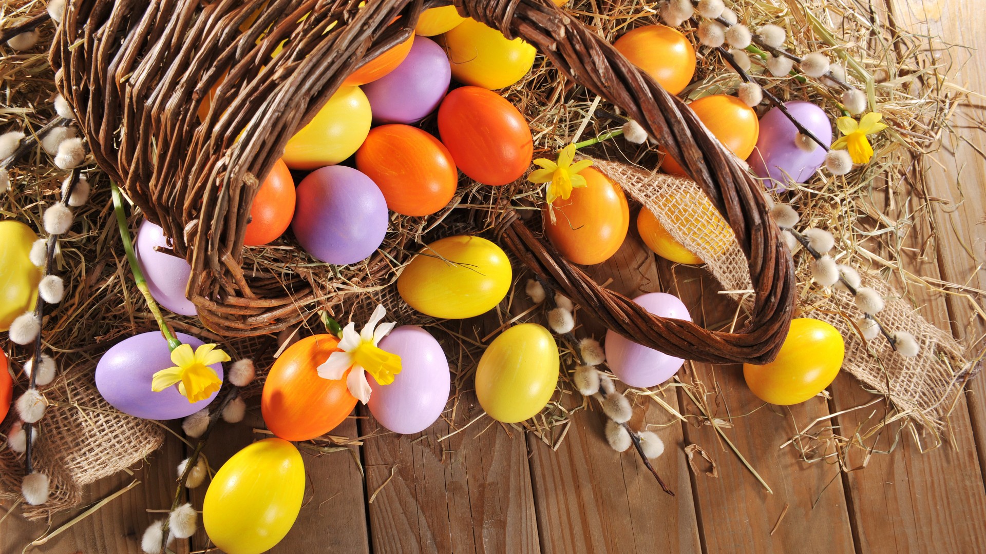 Wallpaper Easter, eggs, 4k, Holidays #17853