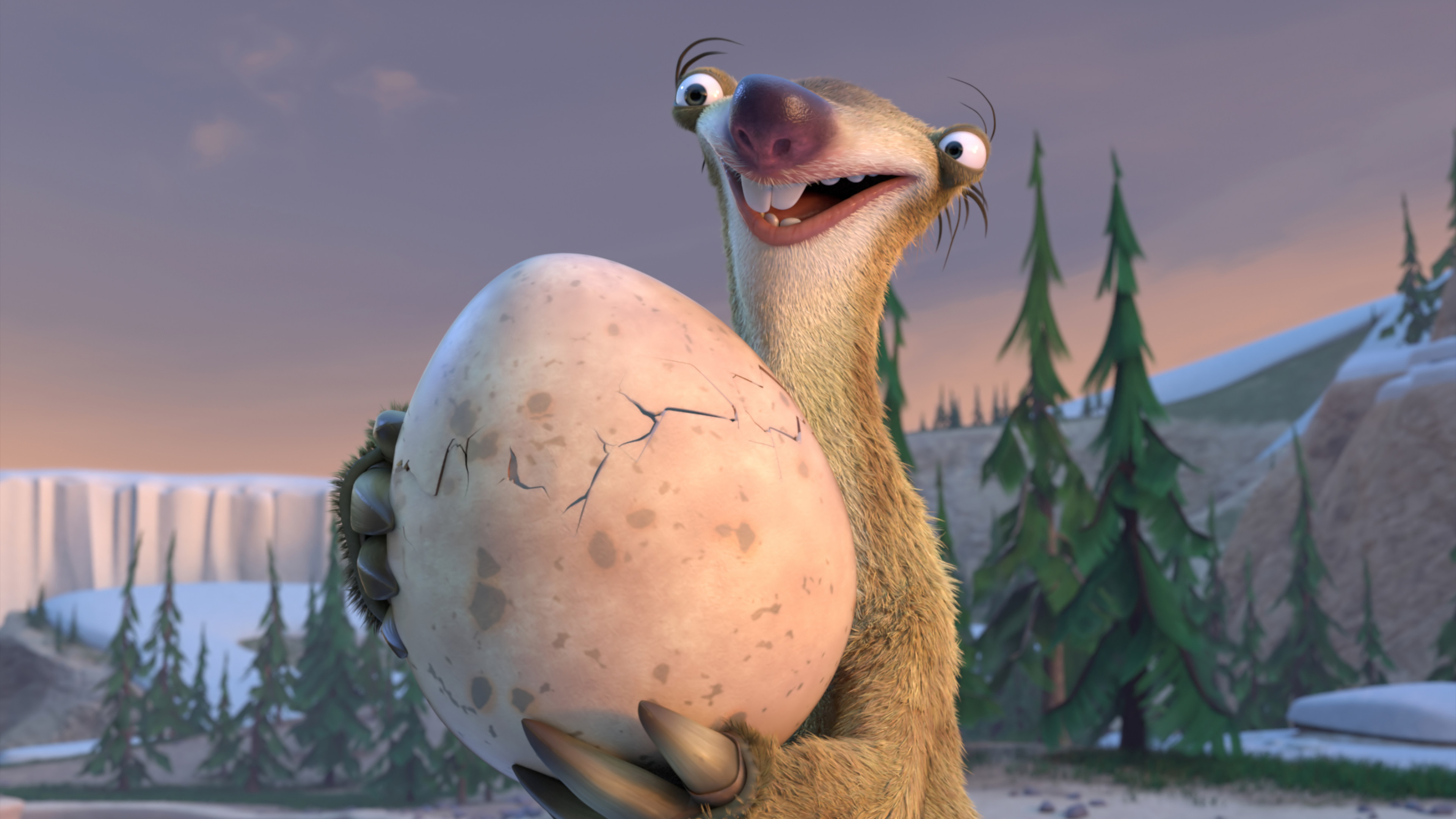 Wallpaper Ice Age :The Great Egg, SID, Egg, best animations of 2016 ...