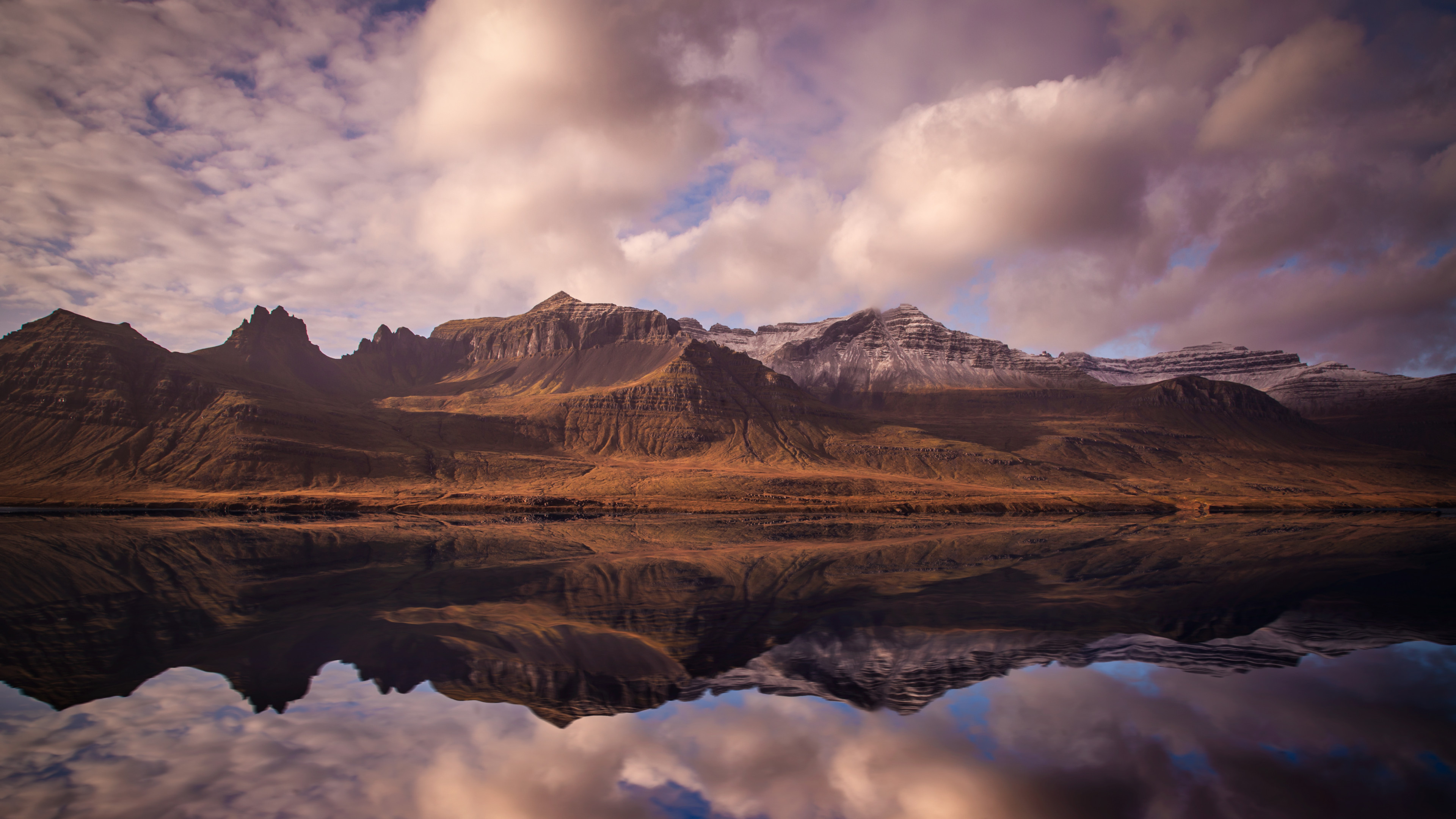 Wallpaper Iceland, 4k, 5k wallpaper, mountains, river, clouds, OS #6295