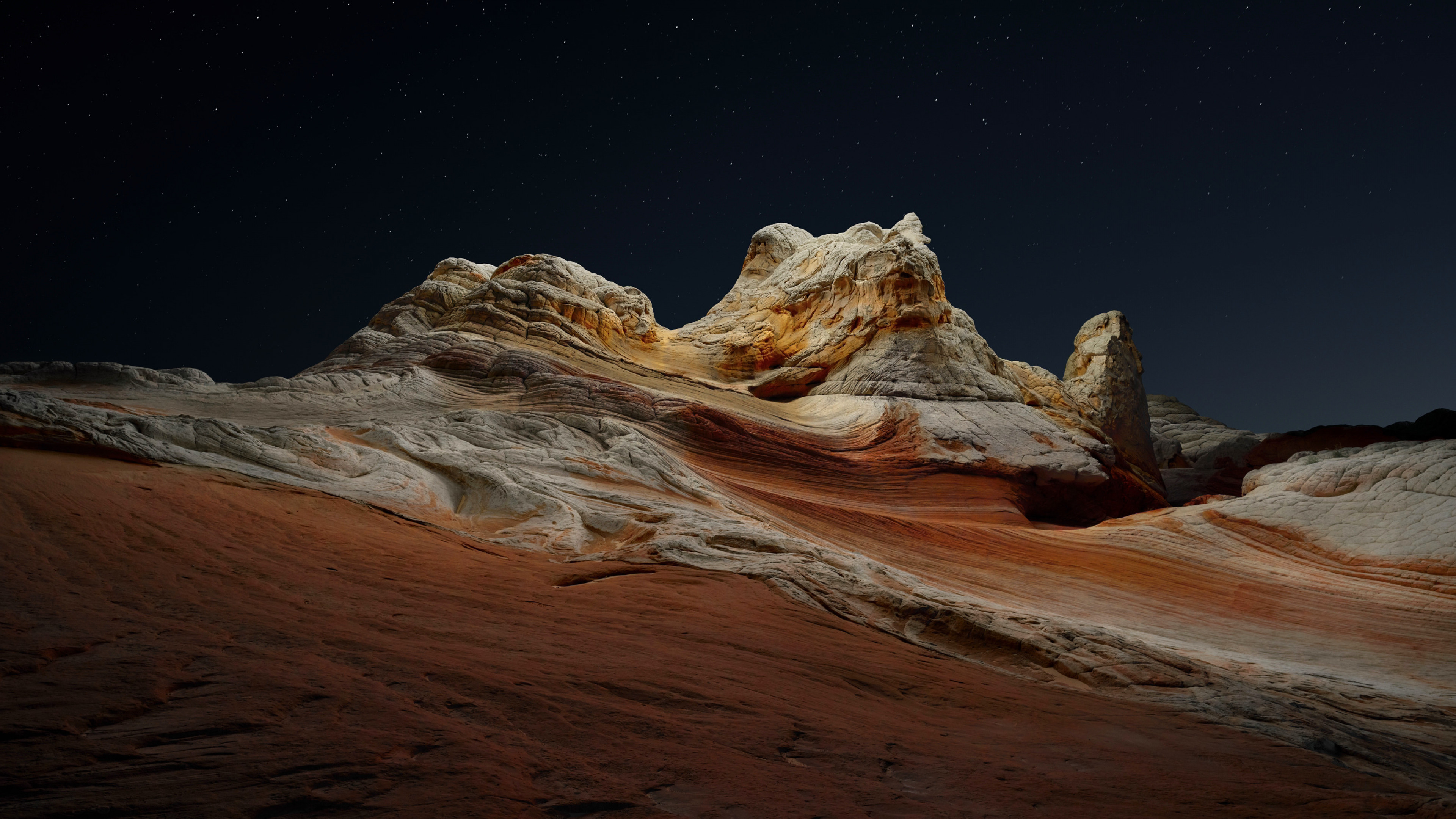 Wallpaper iOS , Desert Peak Night, 4K, OS #23219