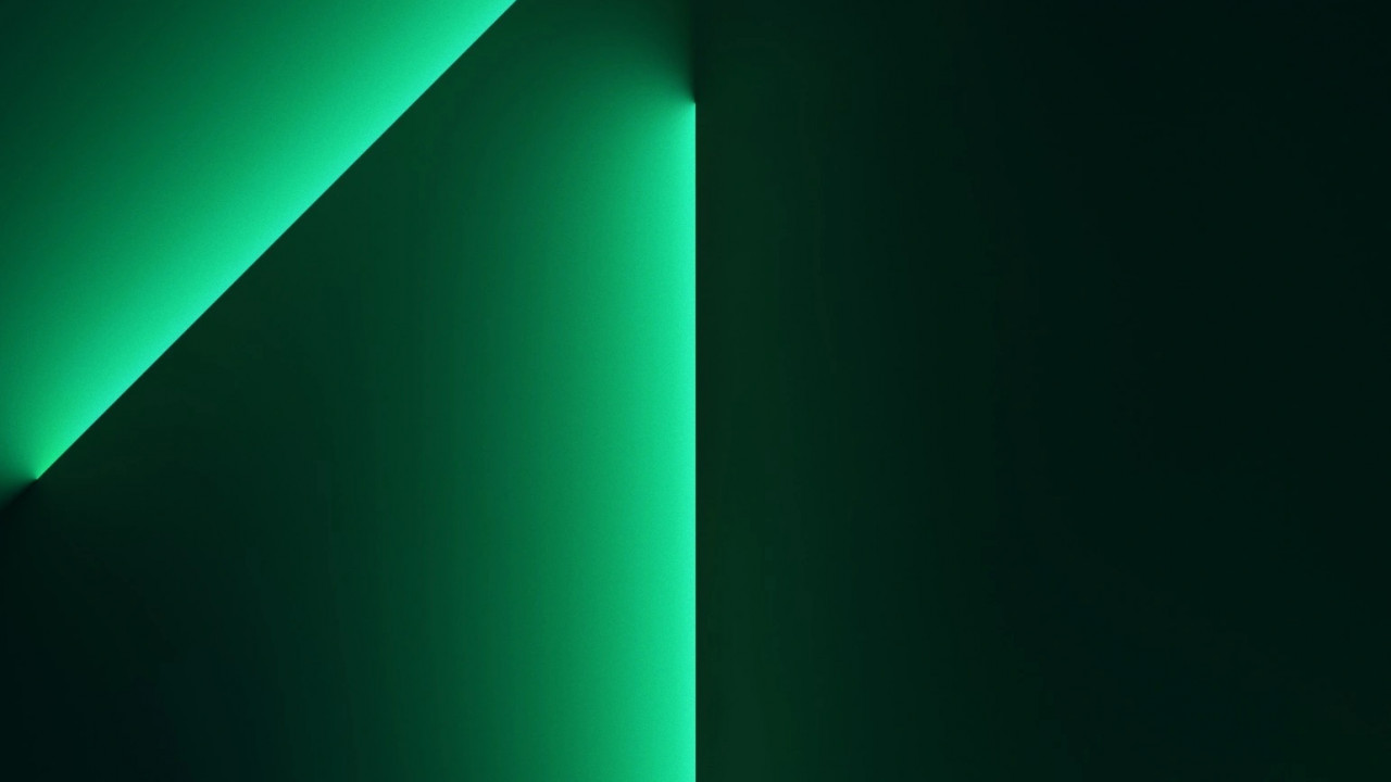 Ios 14 Ipados Dark And Light Green Stock 4K HD Abstract Wallpapers  HD  Wallpapers  ID 37724