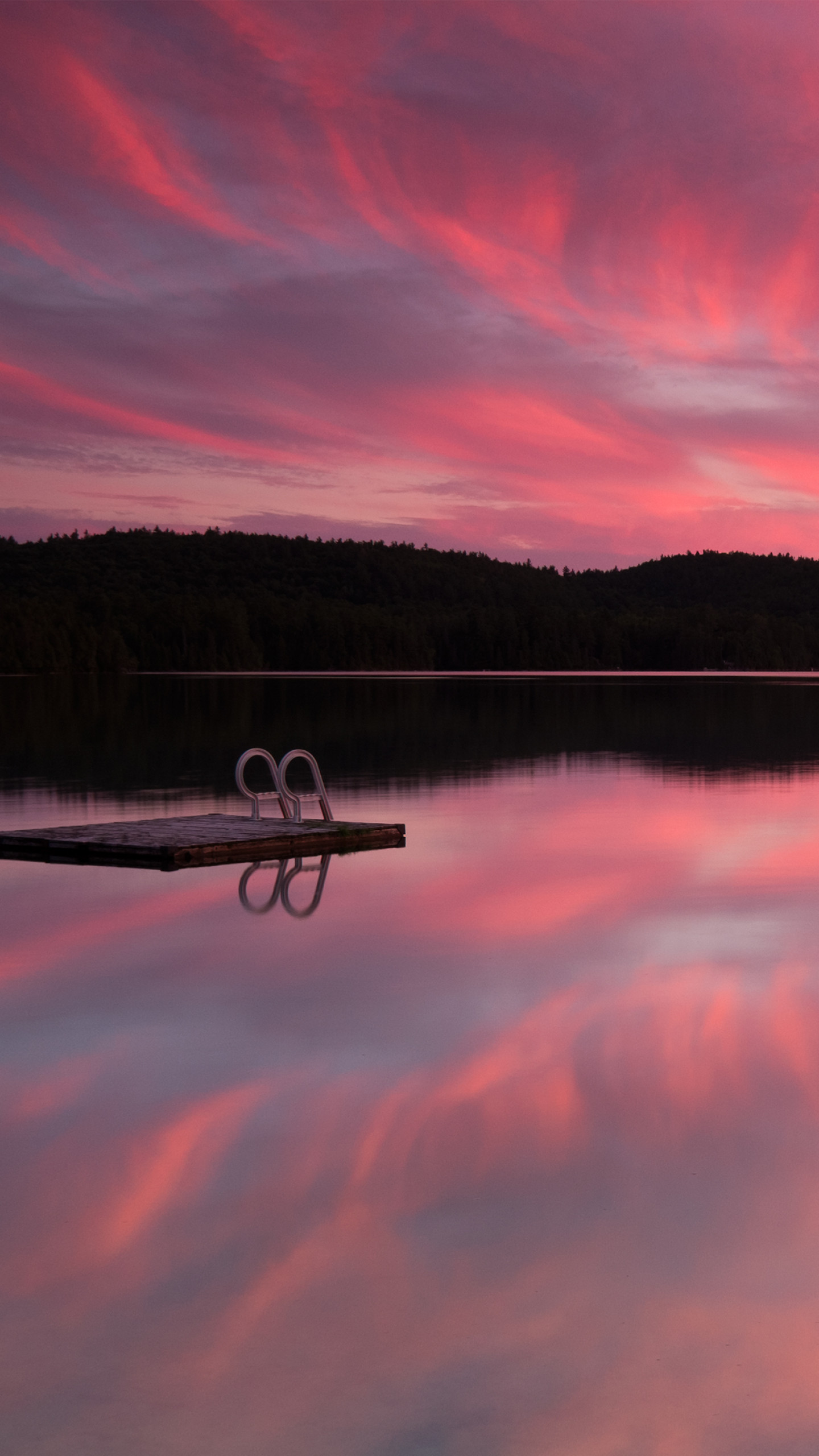 Wallpaper Lake 4k Hd Wallpaper Sea Pink Sunset Sunrise Reflection Sky Clouds Water Os 864