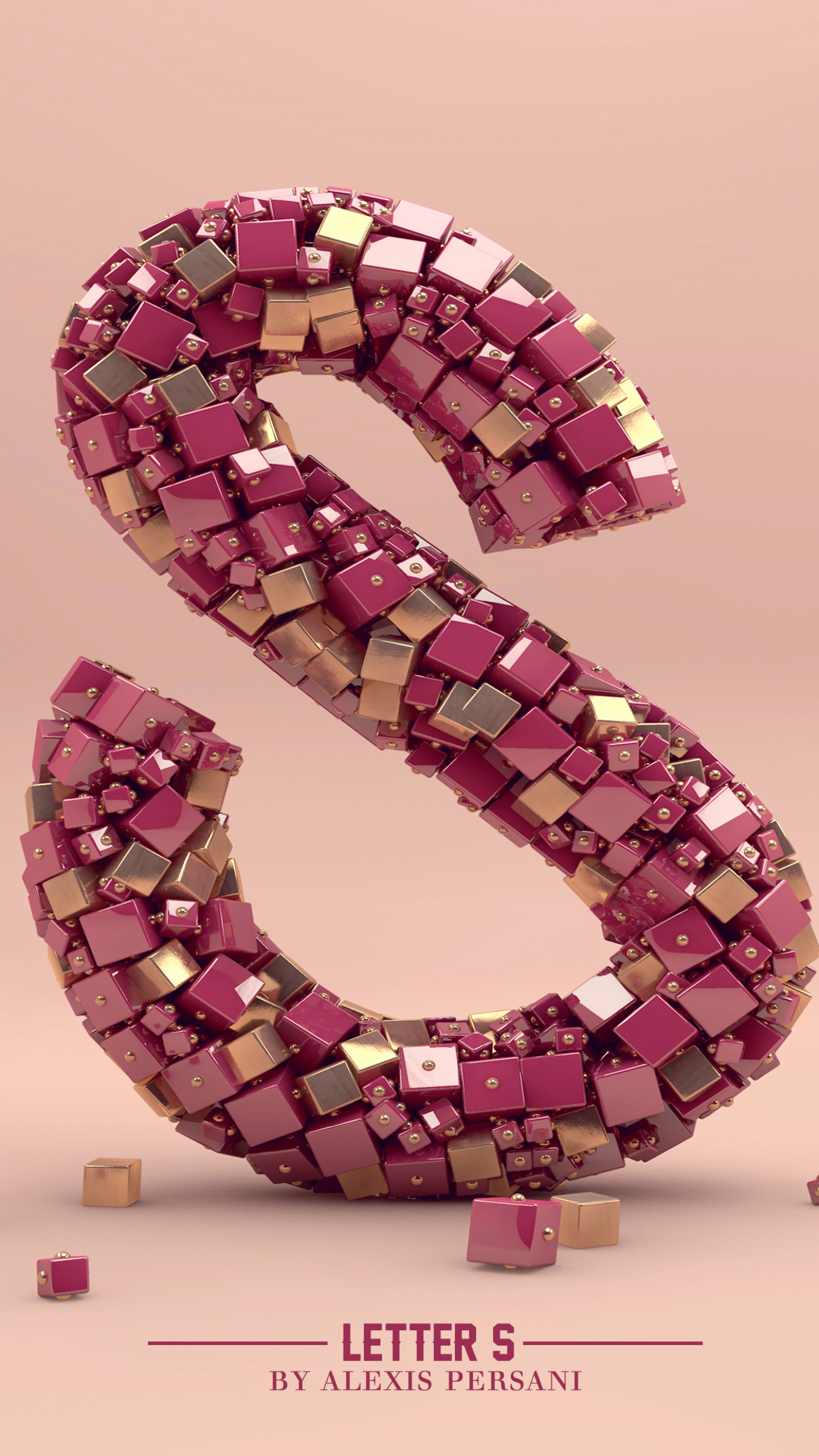 Wallpaper letter, typography, abstract, 3D, 4k, Abstract #16391