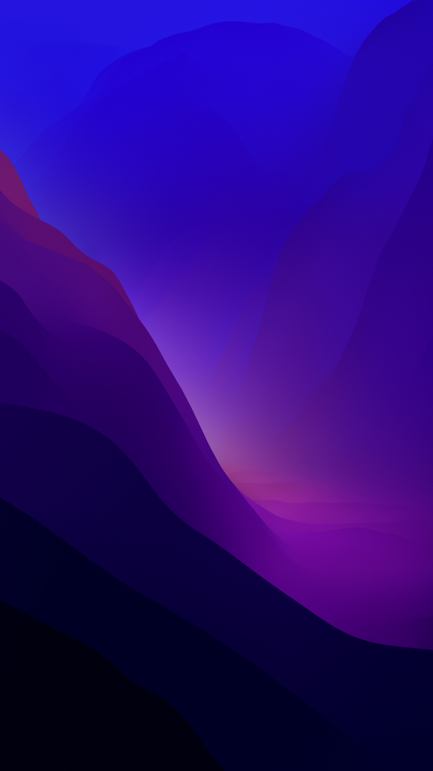 Wallpaper macOS Monterey, dark, WWDC 2021, 5K, OS #23425