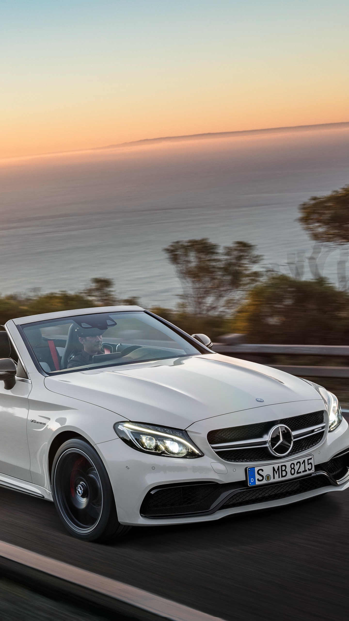 Wallpaper Mercedes Amg C 63 S, cabriolet, NYIAS 2016, white, Cars & Bikes  #9877