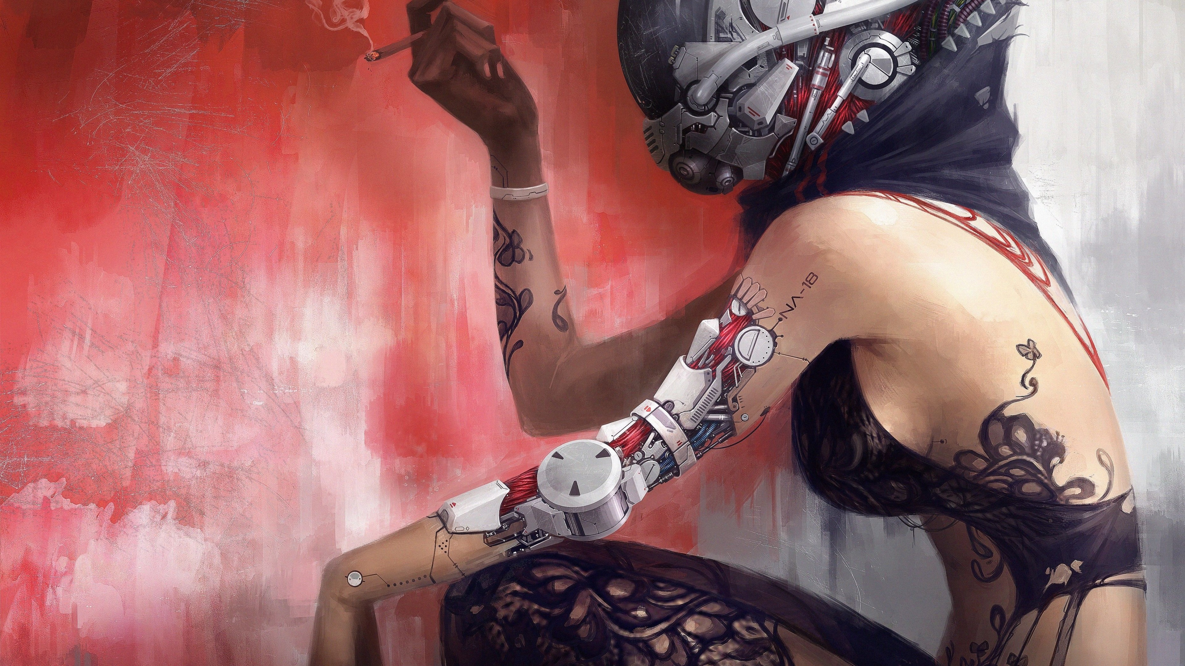 Cyberpunk Girl Art Wallpapers - Wallpaper Cave