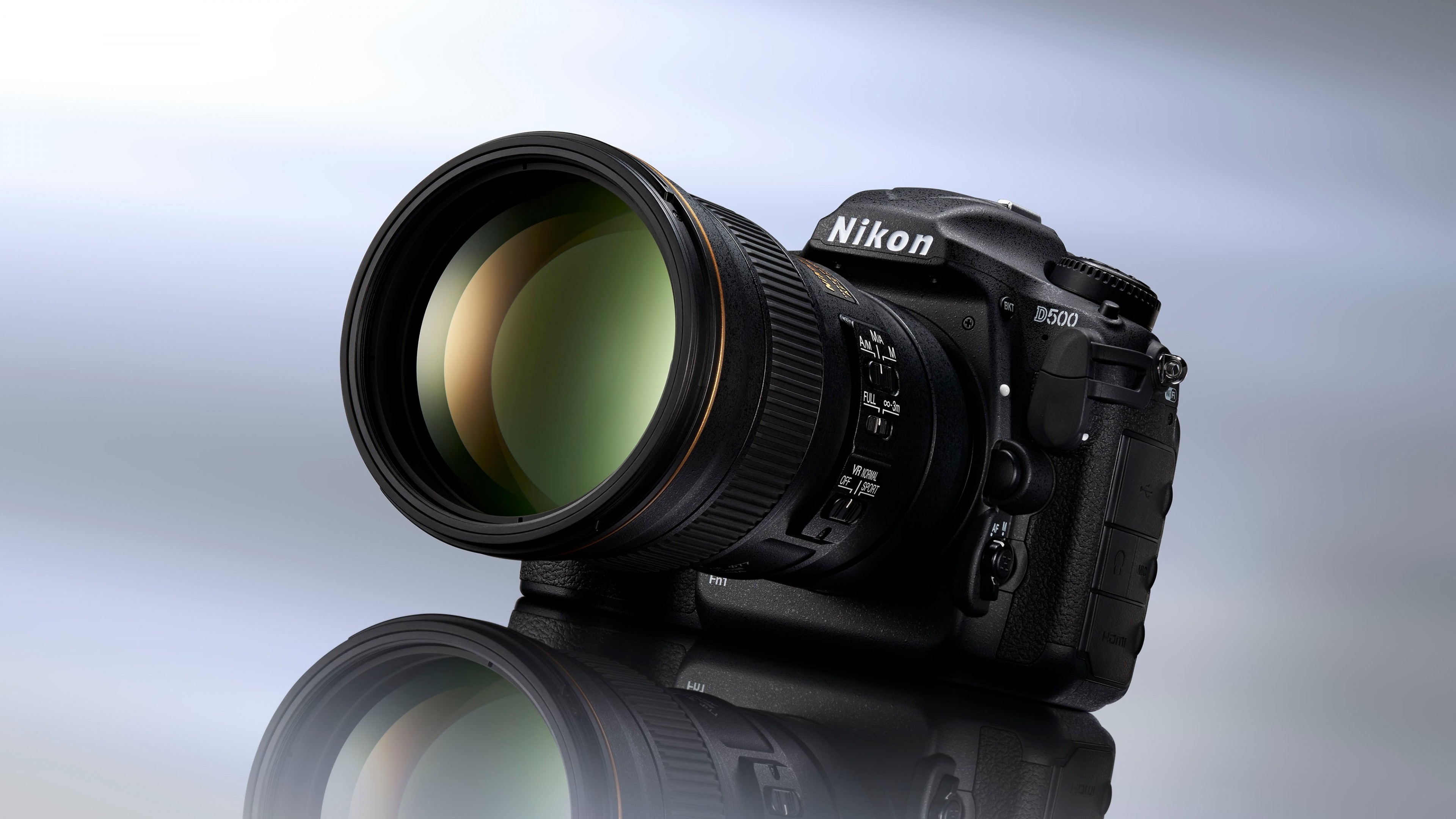 Wallpaper Nikon d500, camera, DSLR, digital, review, body, 4k video