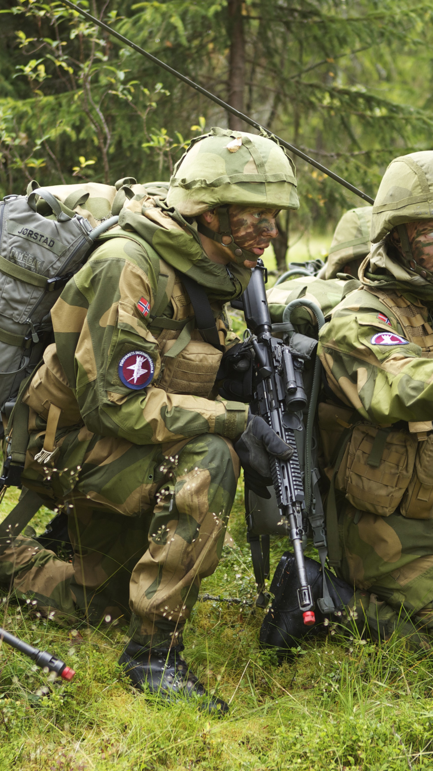 Wallpaper Norwegian Army, Norwegian Armed Forces, soldier, camo ...