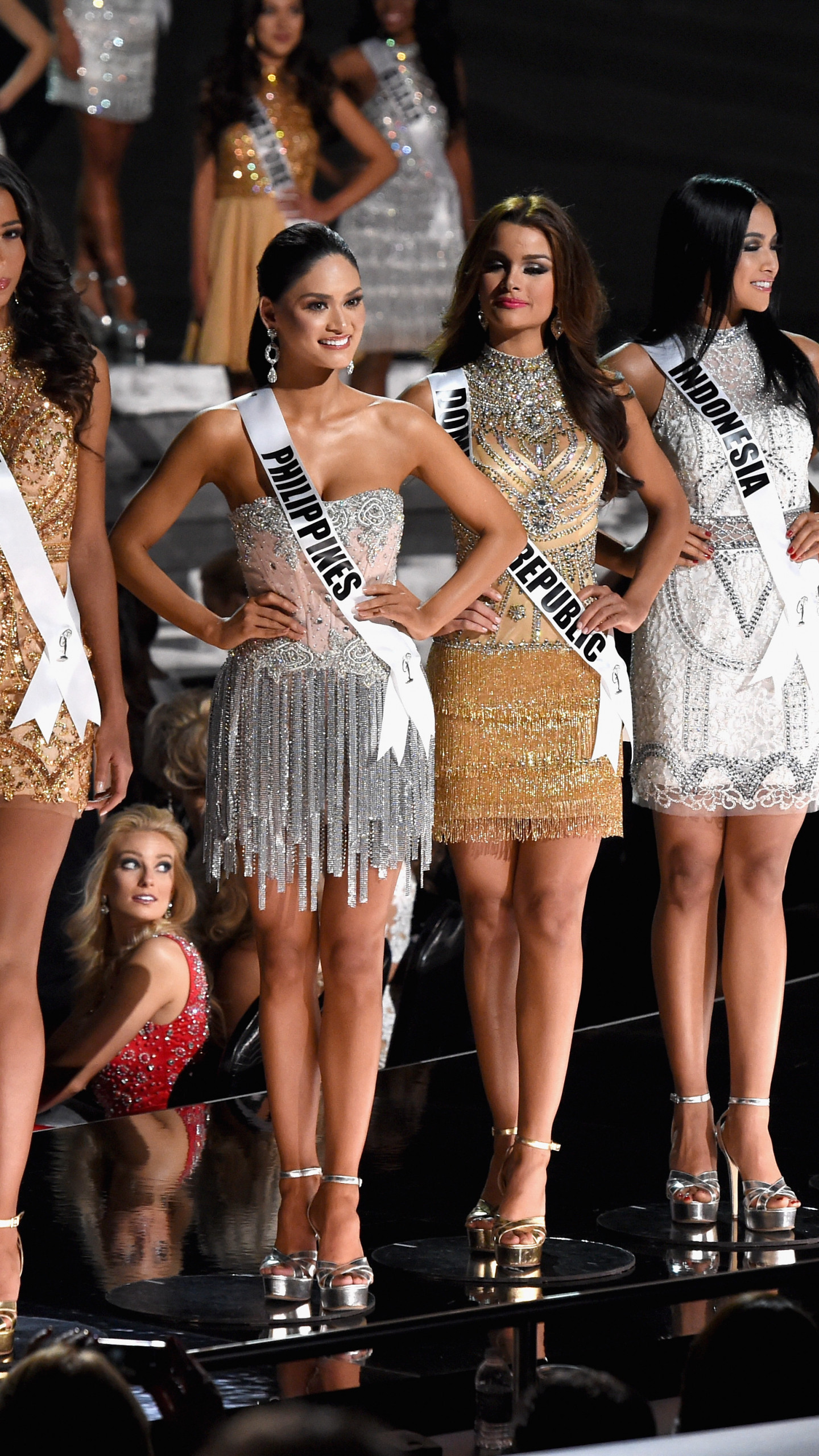 Wallpaper Olivia Jordan, Miss Universe 2015, Flora 