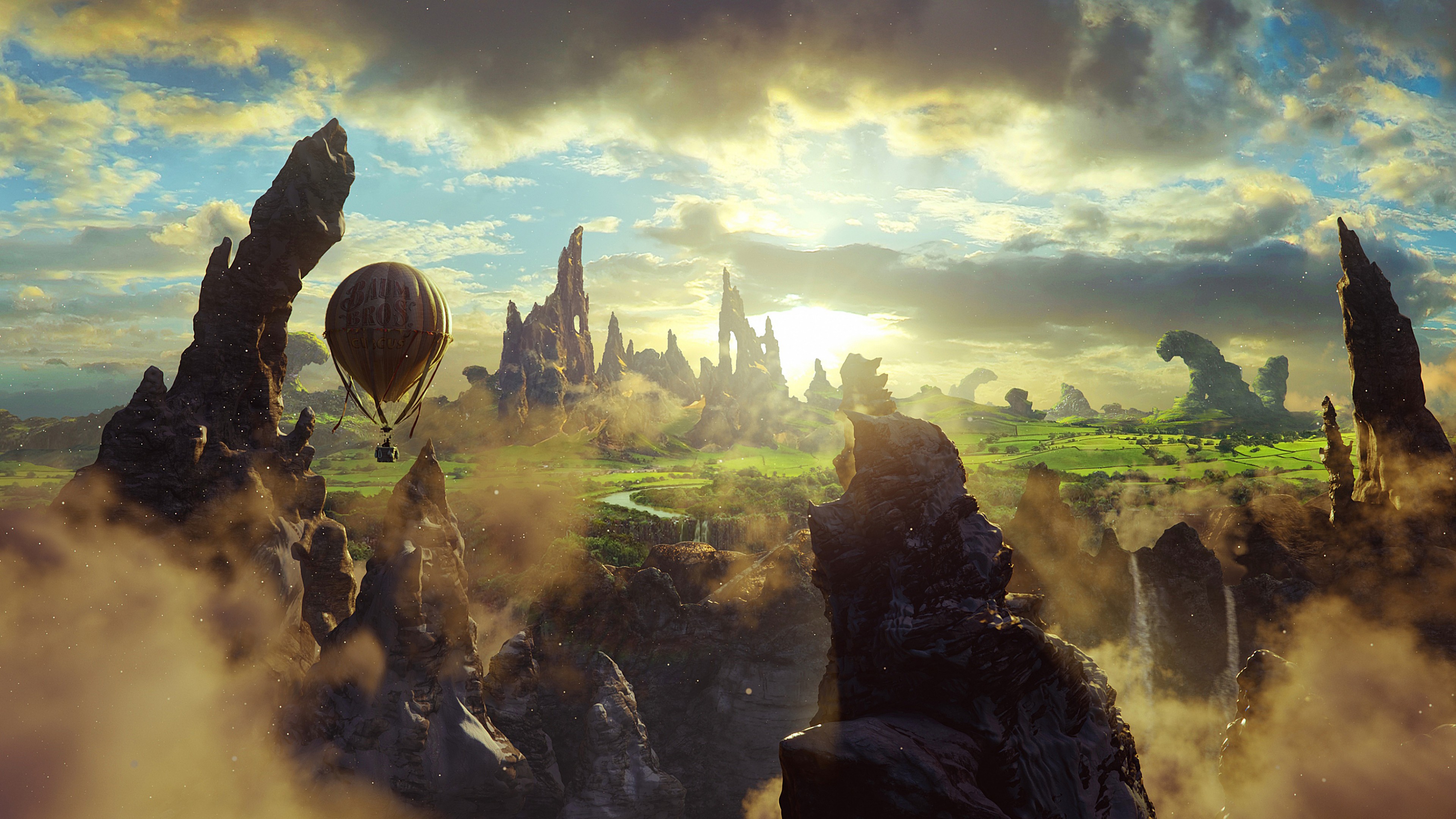 Wallpaper Oz: the Great and Powerful, 4k, 5k wallpaper, fantasy, cliffs