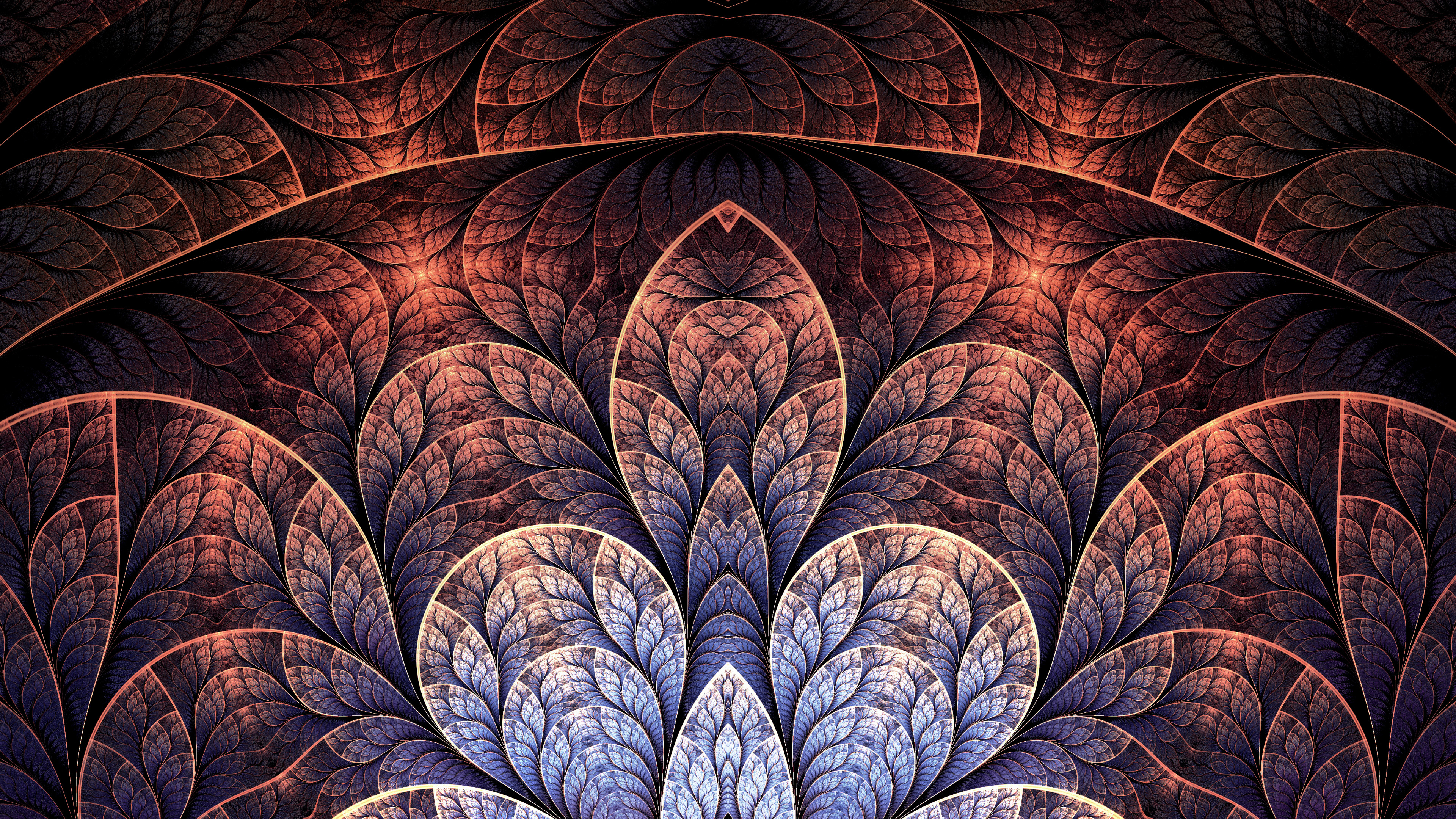 Wallpaper pattern, 4k, 5k wallpaper, leaf, brown, background, OS #250