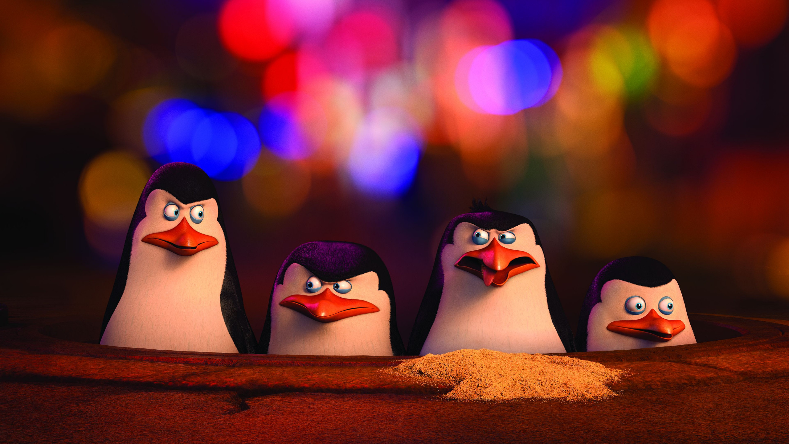 Wallpaper Penguins of Madagascar, penguin, cartoon, Madagascar, funny