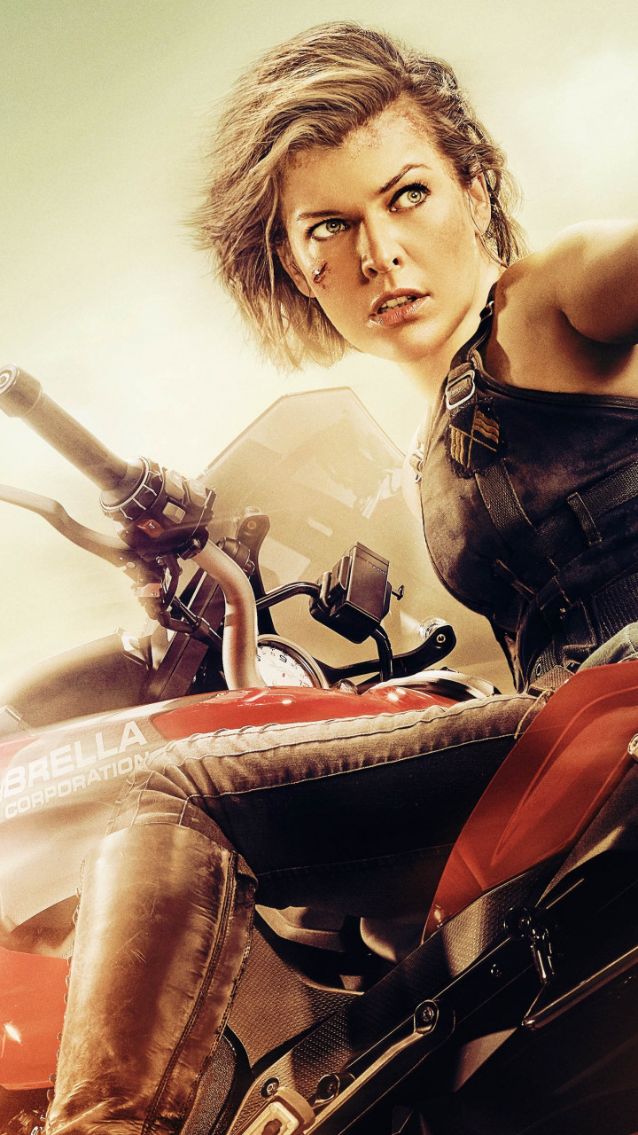 Wallpaper Resident Evil: The Final Chapter, Milla Jovovich 