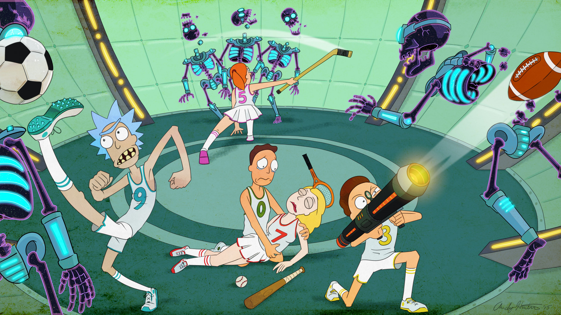 rick and morty 1920x1080 rick 3 season best tv series best animations 11149