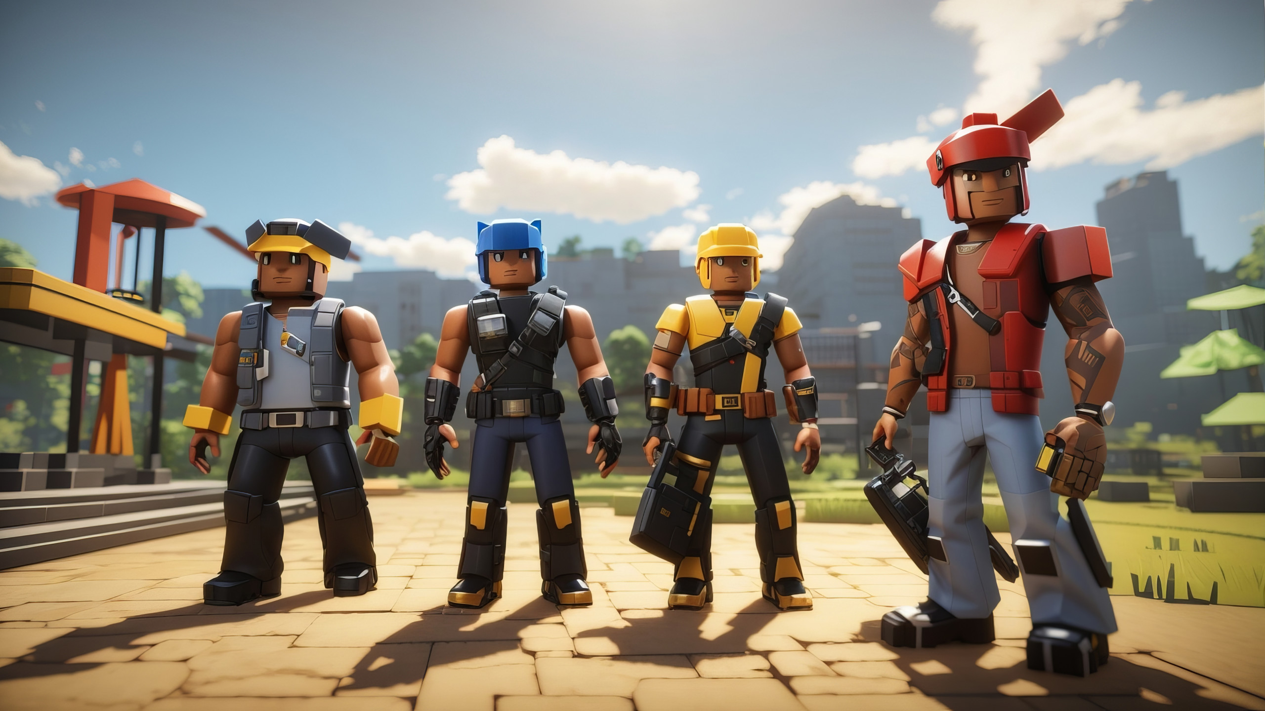 Roblox Video Game Characters Highly Detailed Symmetrical 8k 5d