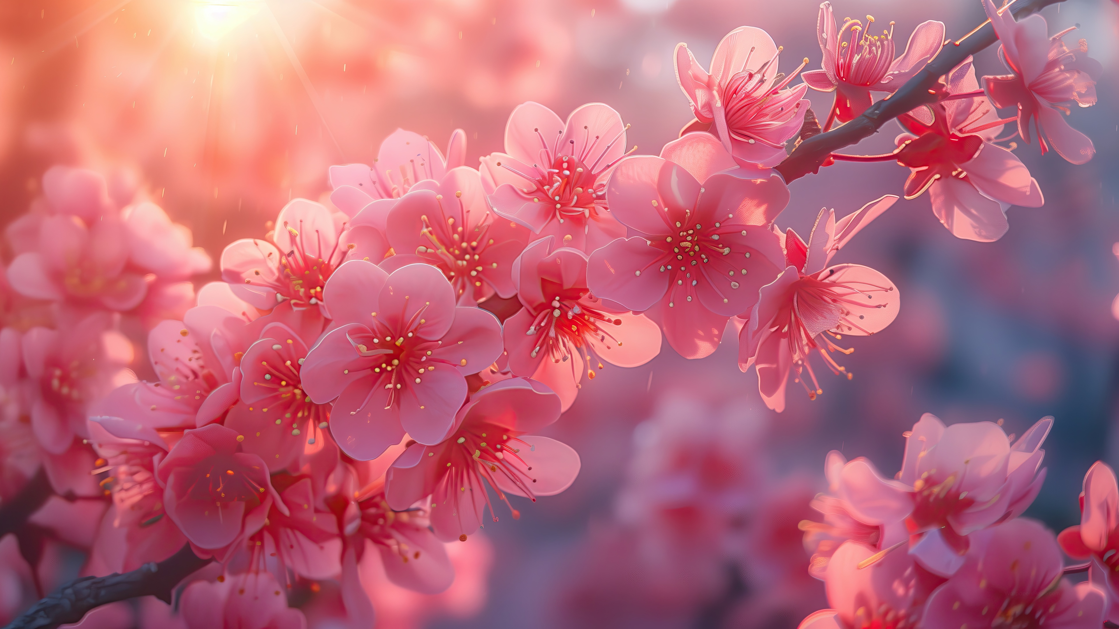 Sakura Wallpaper 4k Cherry Blossoms Floral Beauty