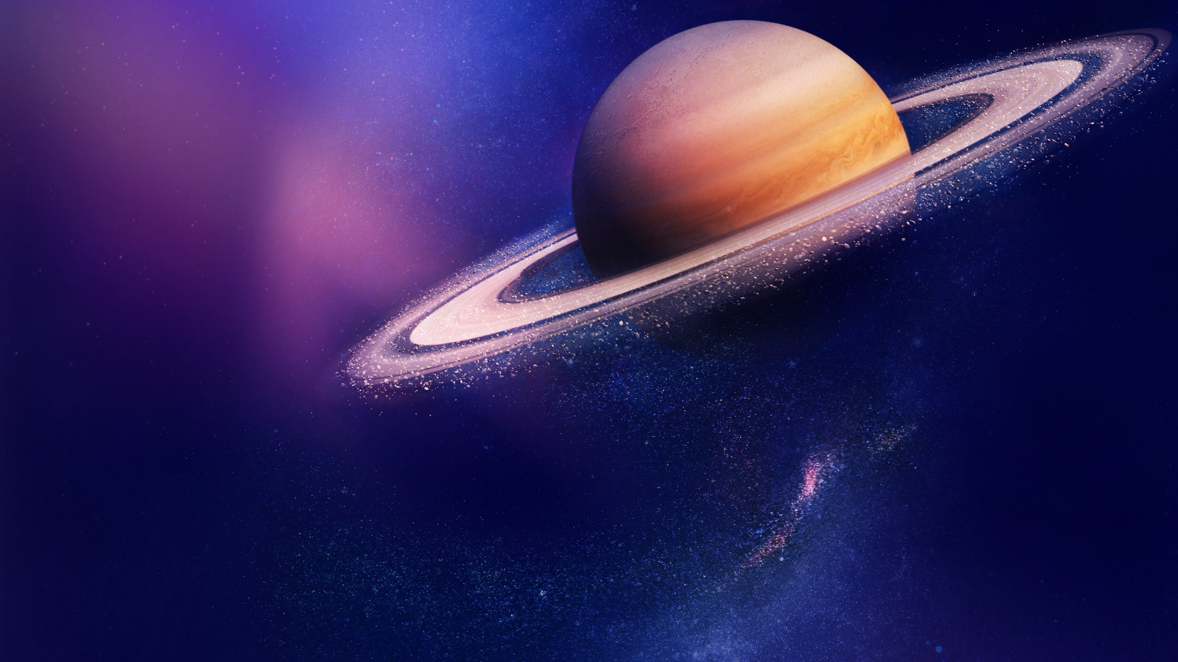 Wallpaper Saturn, planet, 4k, Space #16840