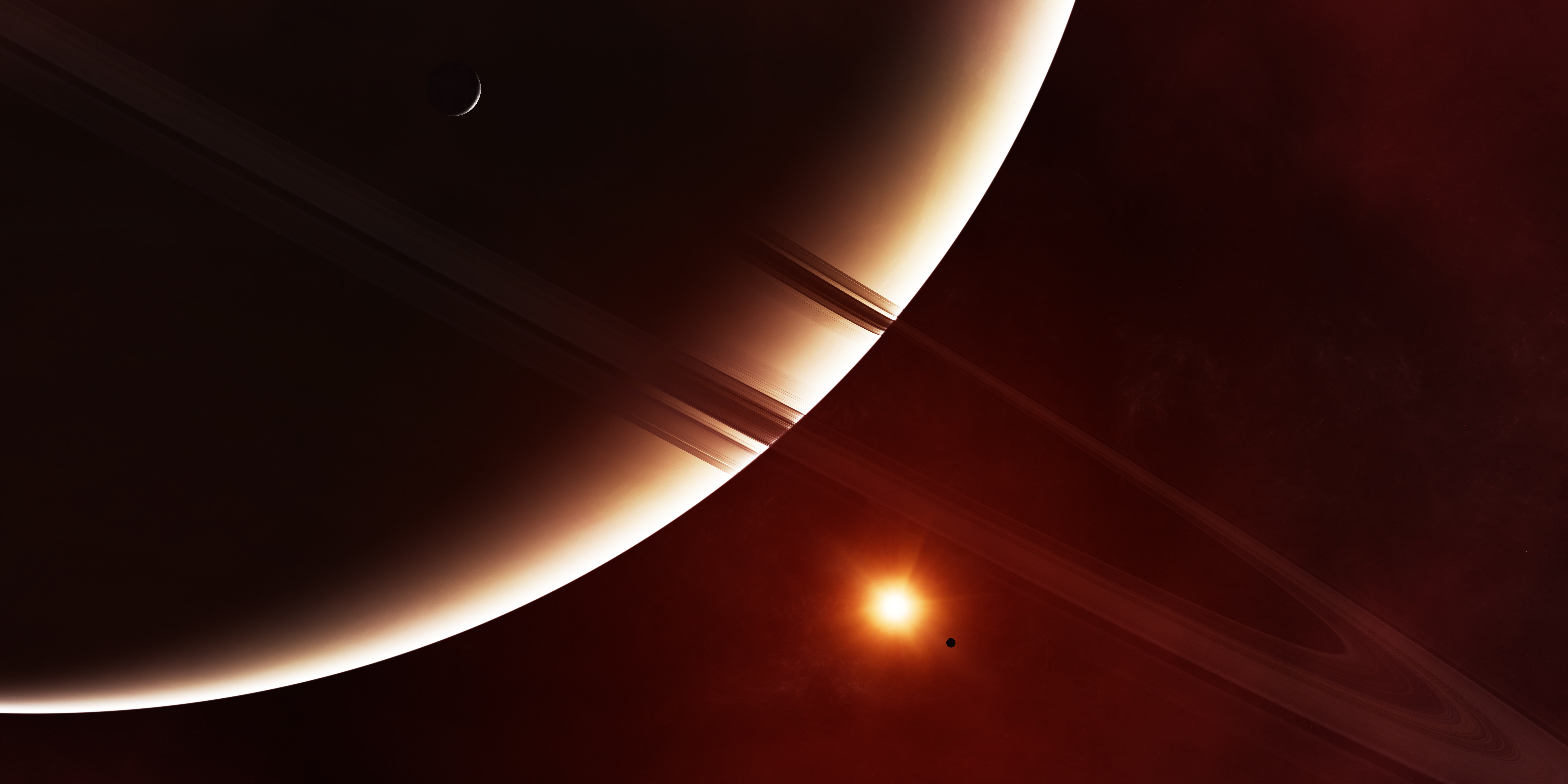 Wallpaper Saturn, planet, 8k, Space #16836