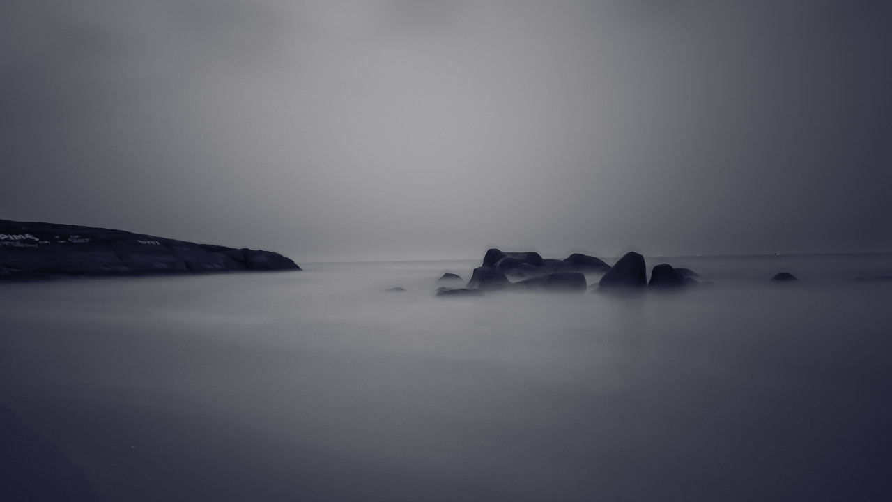Wallpaper Sea, 4k, HD wallpaper, river, fog, rocks, Nature #5711