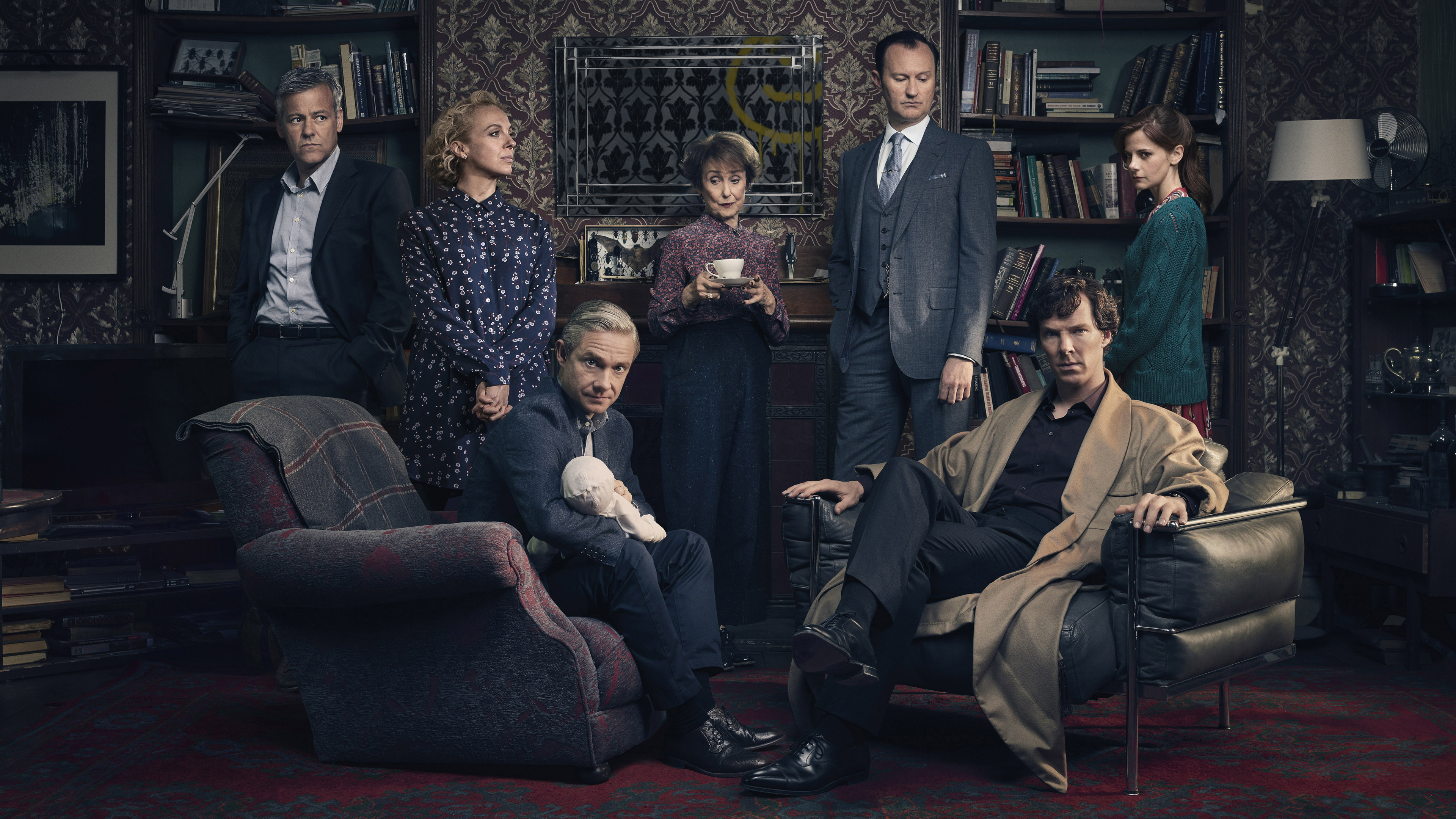 Wallpaper Sherlock Season 4 Benedict Cumberbatch Martin Freeman