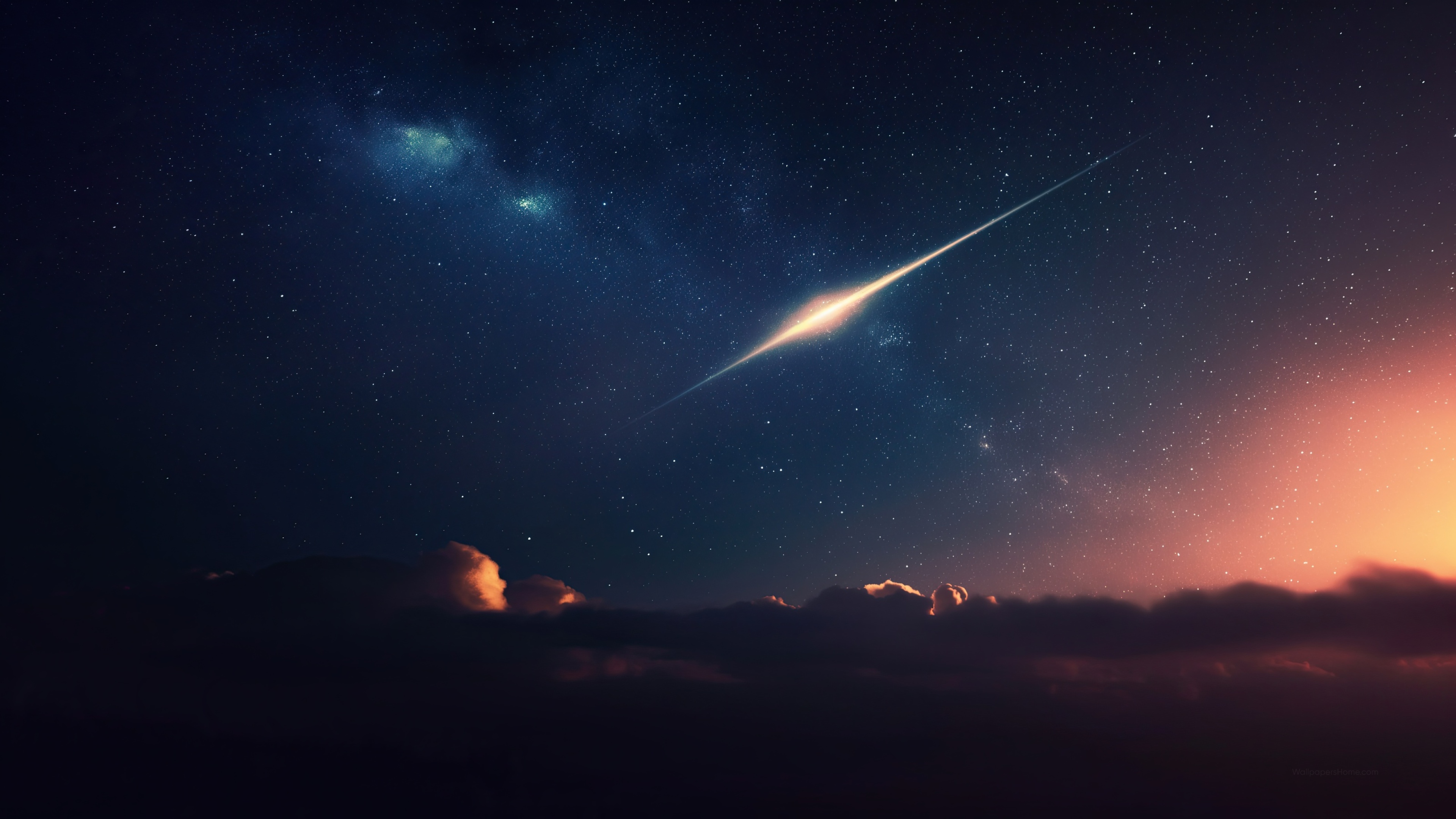 Shooting Star Wallpaper Starry Ethereal 26320 Shooting Star Wallpaper Starry Ethereal 26320
