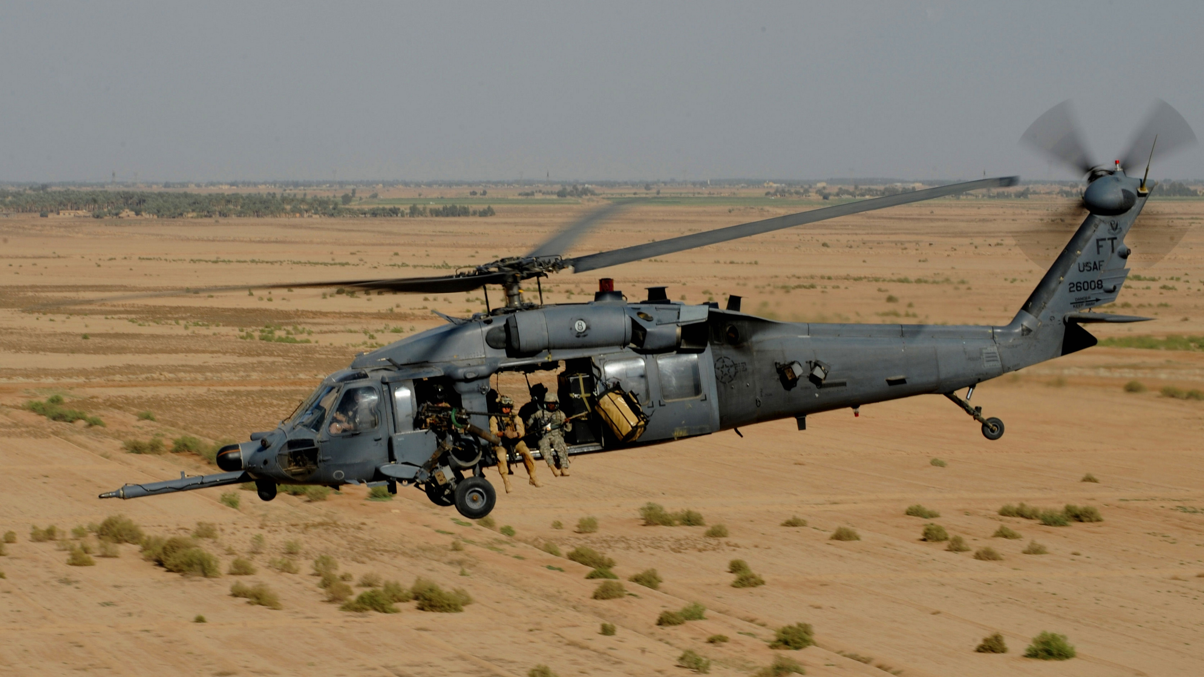 Wallpaper Sikorsky UH-60 Black Hawk, helicopter, U.S. Air Force