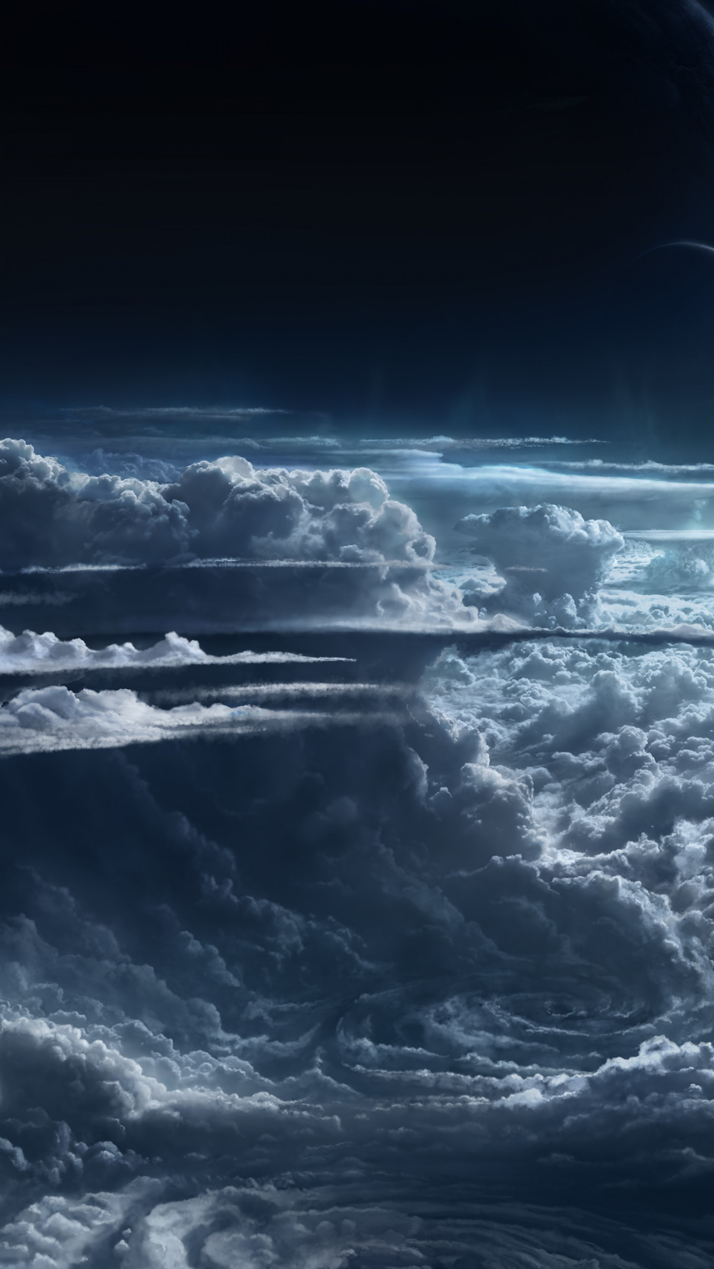 Wallpaper Sky, 5k, 4k wallpaper, clouds, planet, light, atmosphere,  cyclone, white, blue, Nature #732