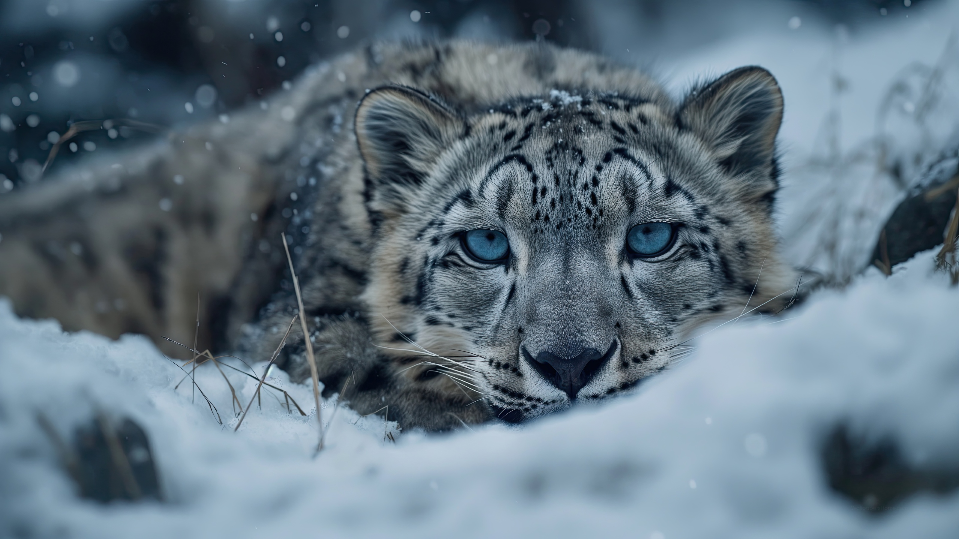 Snow Leopard Wallpaper 4k Winter Landscape Snowy Habitat Snow Leopard Wallpaper 4k Winter Landscape Snowy Habitat