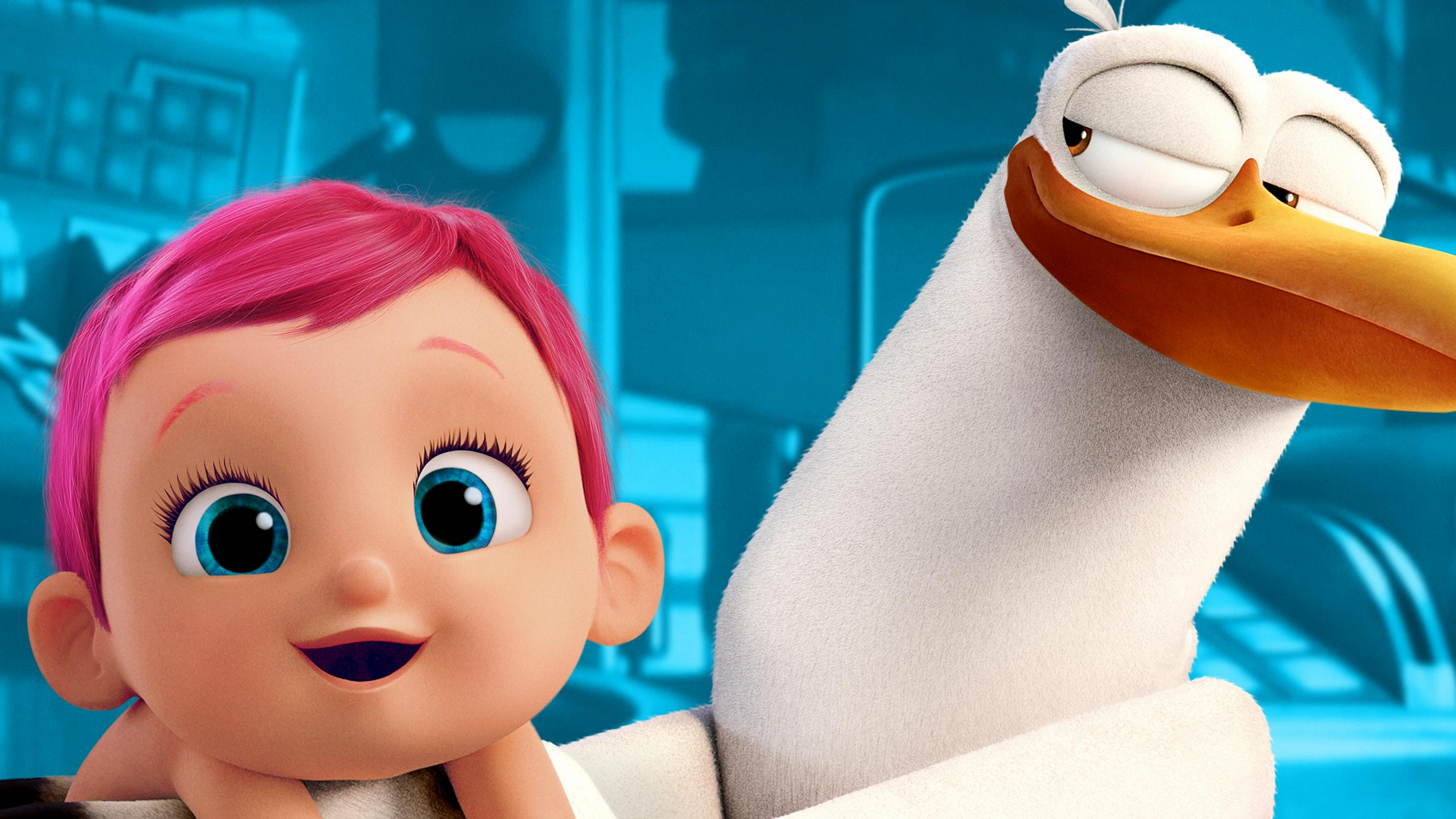 Wallpaper Storks, baby, best animation movies of 2016, Movies #11134