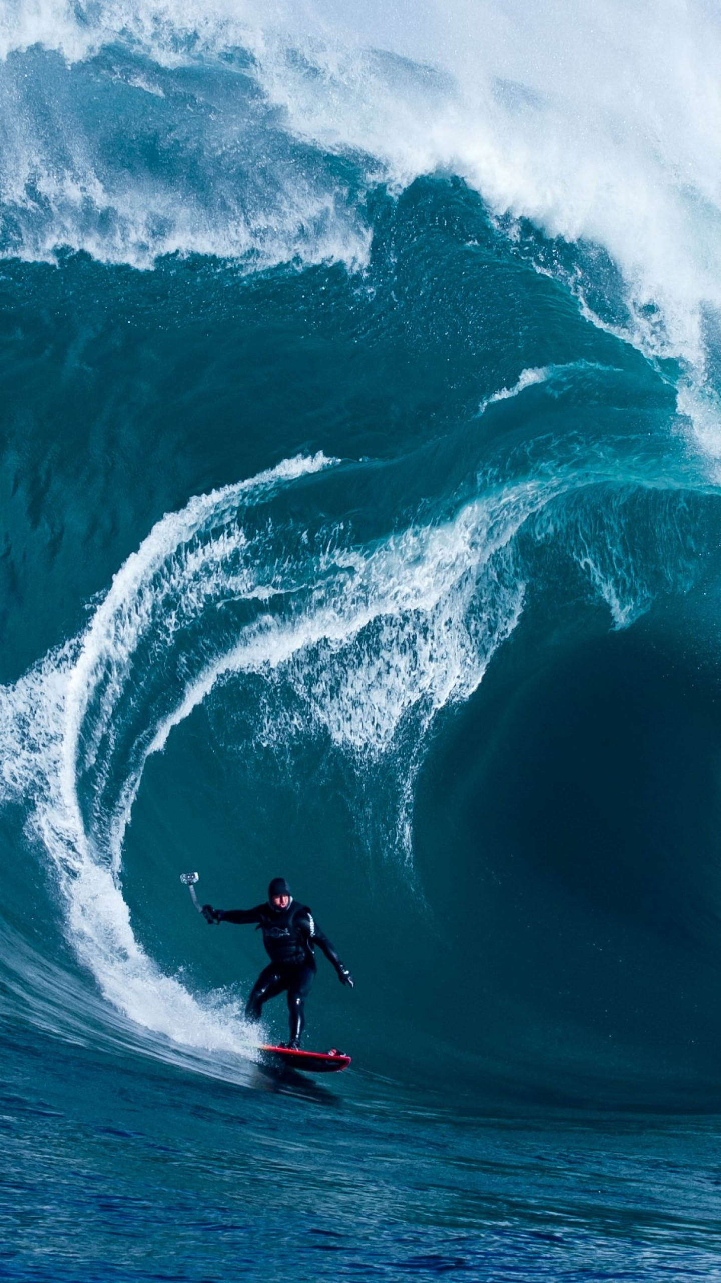 Wallpaper Surfer, 4k, HD wallpaper, storm surfers, ocean, sea, water