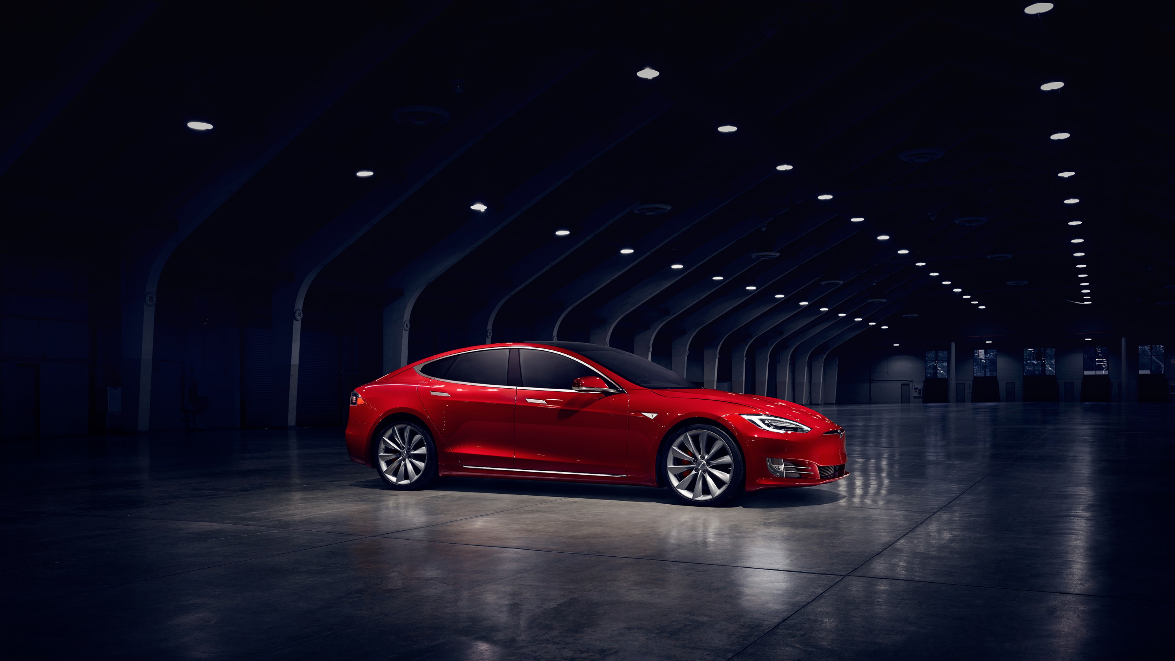 Wallpaper Tesla Model S P90D, electric cars, Elon Musk, red, Cars & Bikes  #10515 - Page 2