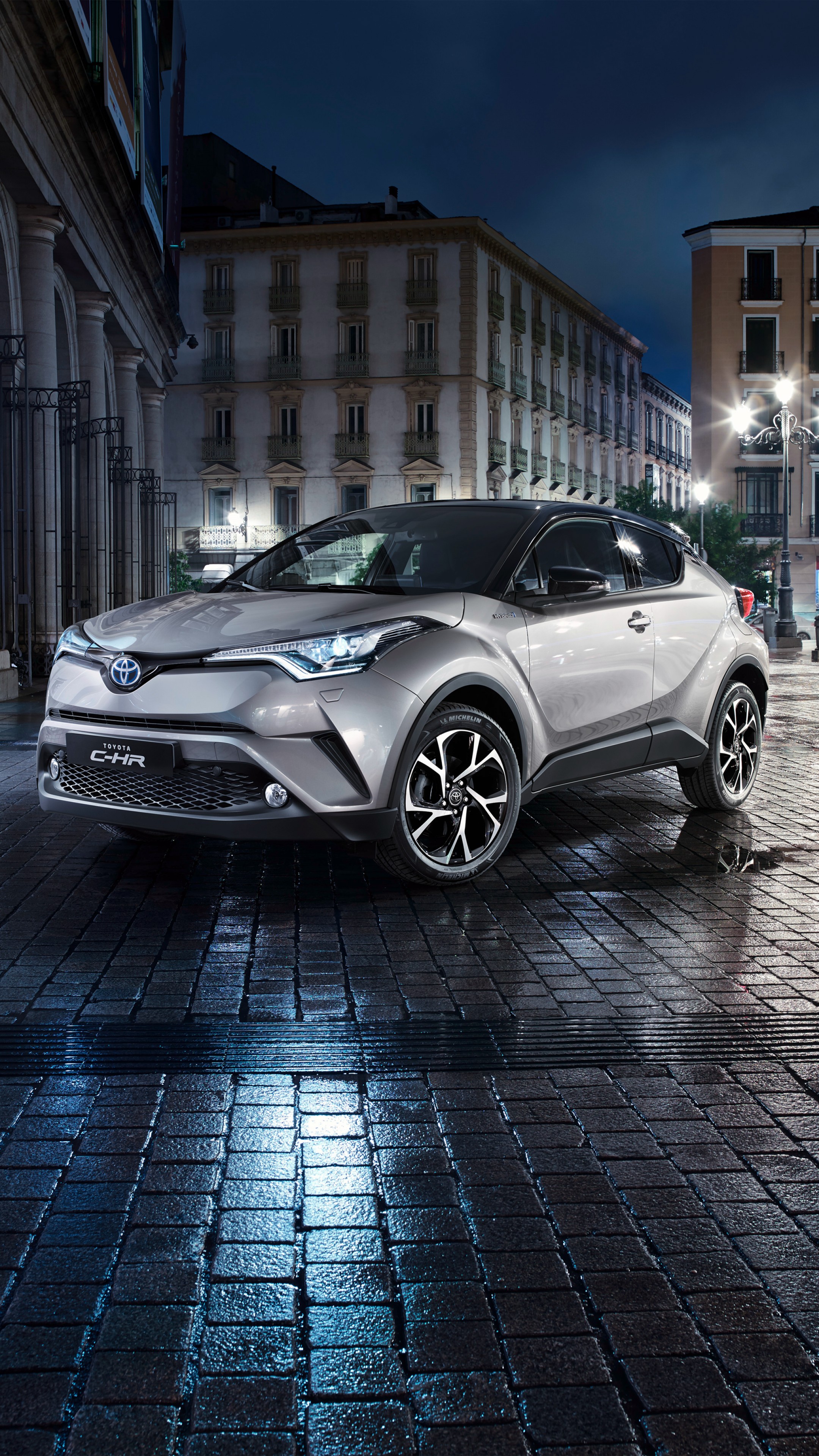 Wallpaper Toyota C-HR, crossover, Cars & Bikes #11642, silver abstract wallpaper 4k