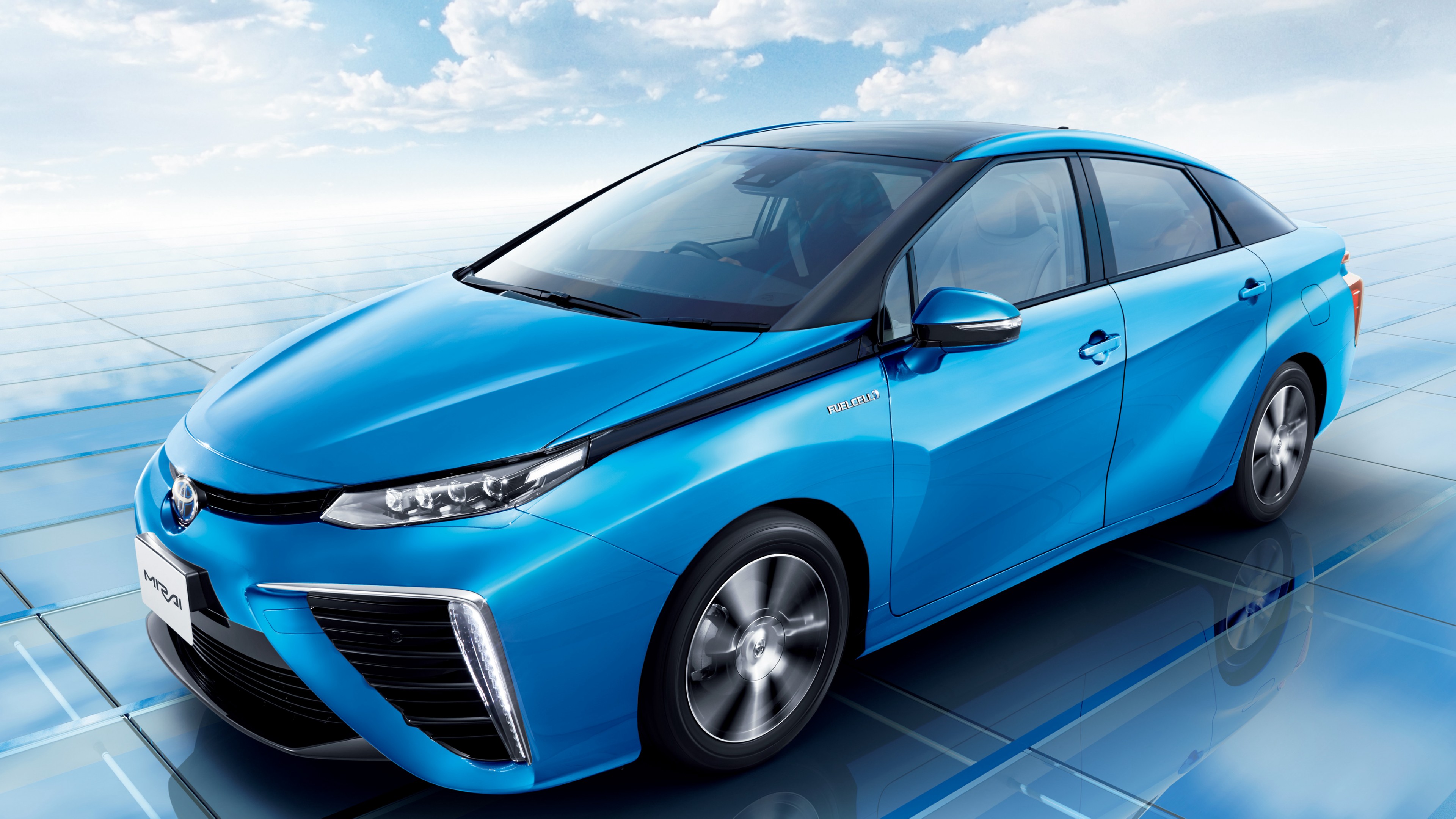 Wallpaper Toyota Mirai, hydrogen, Toyota, electric cars, side, ecosafe